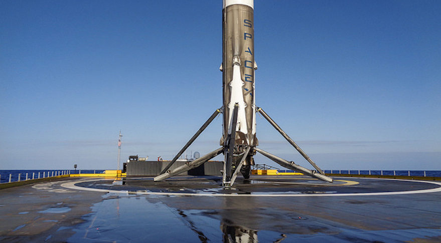 SpaceX&#039;s Falcon 9 after JCSAT-14 Mission