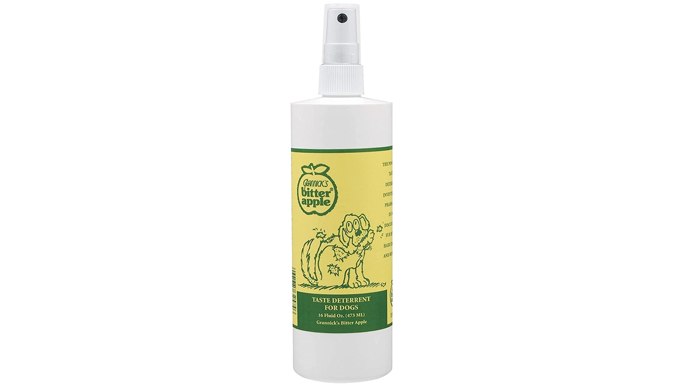 Grannick's Bitter apple spray is one of the best ways to stop dogs chewing