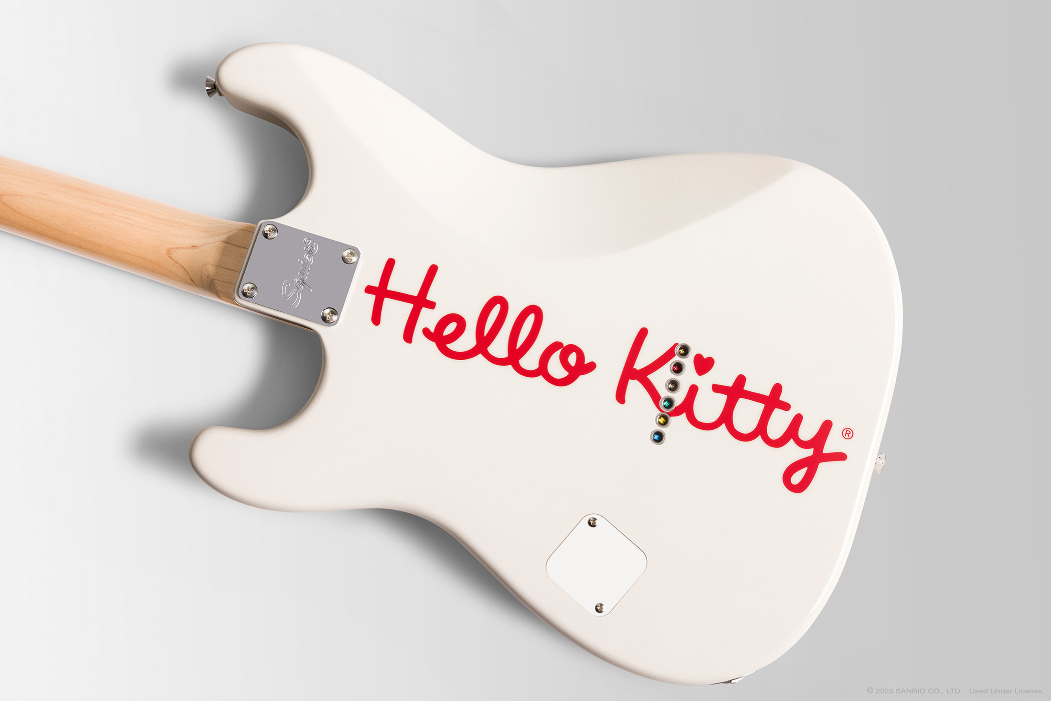 Fender refreshes the Squier Hello Kitty Stratocaster in limited edition white