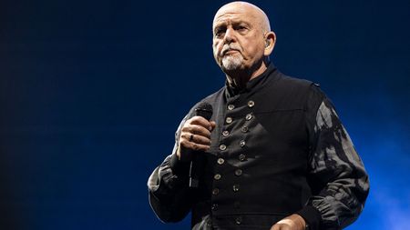 DETROIT, MICHIGAN - SEPTEMBER 29: Peter Gabriel performs at Little Caesars Arena on September 29, 2023 in Detroit, Michigan. (Photo by Scott Legato/Getty Images)
