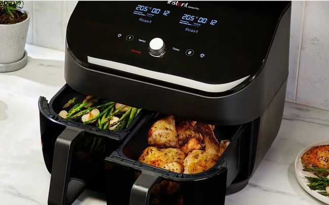 Instant Vortex Plus Dual air fryer vs Ninja Foodi 2 basket air fryer ...