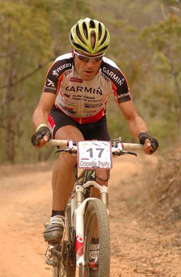 Jure Robi climbing strongly