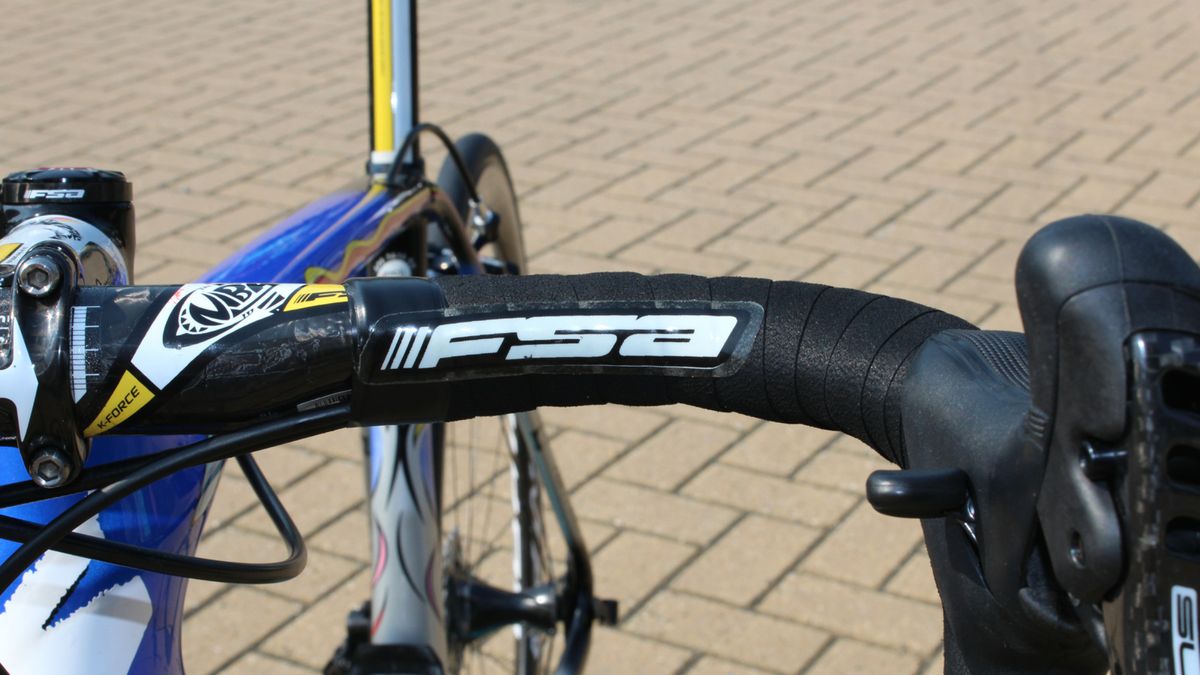 While the custom paint looks great, the FSA stickers do not