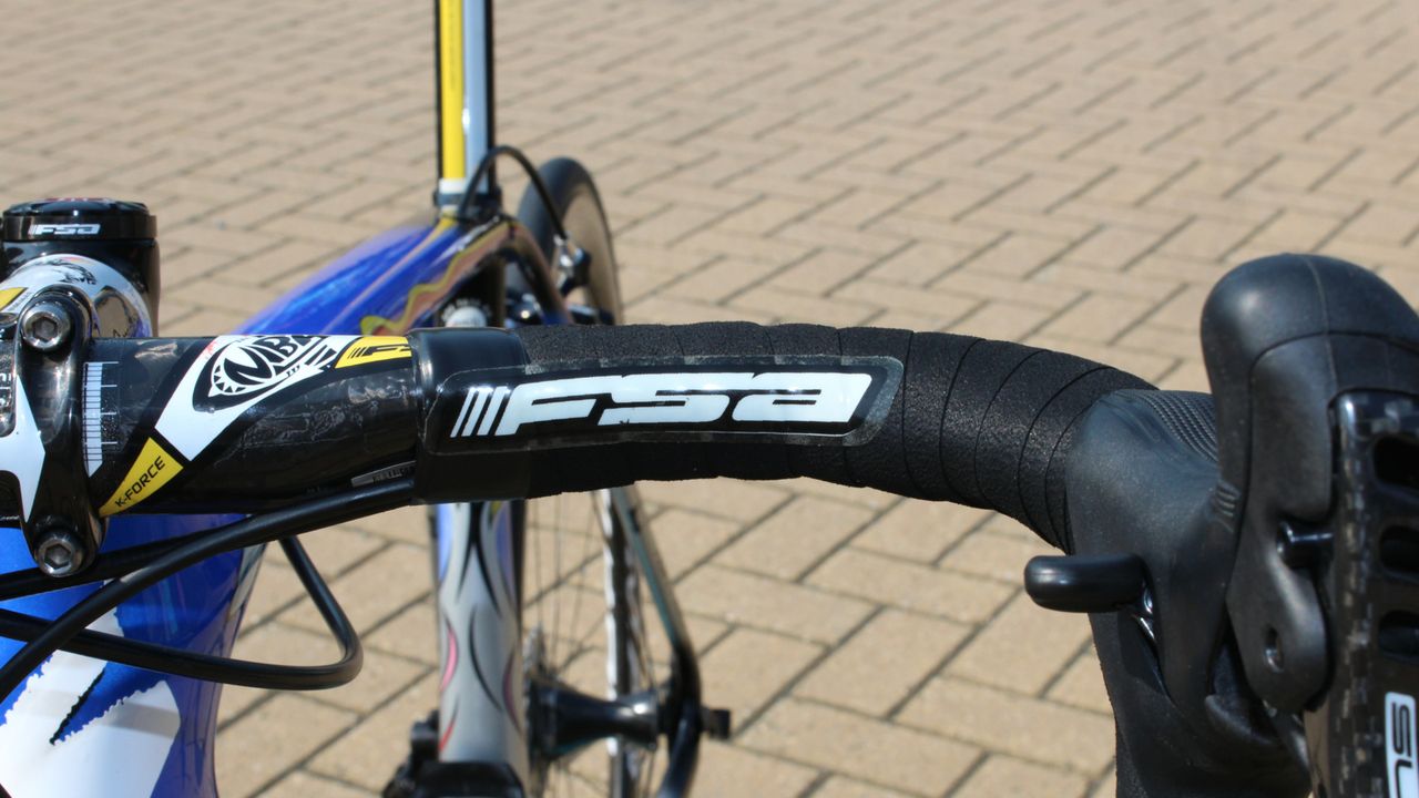 While the custom paint looks great, the FSA stickers do not