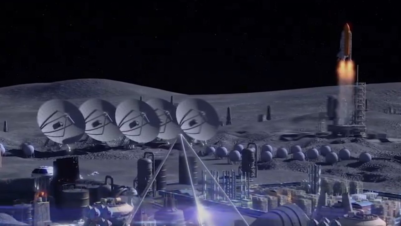 China unveils video of its moon base plans, which weirdly includes a NASA space shuttle Space