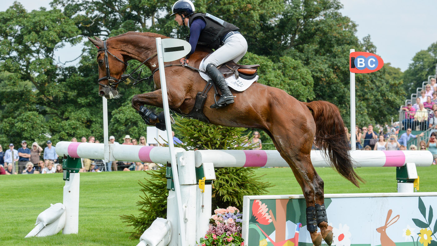 Hollie Swain event rider: competing Solo at Burghley