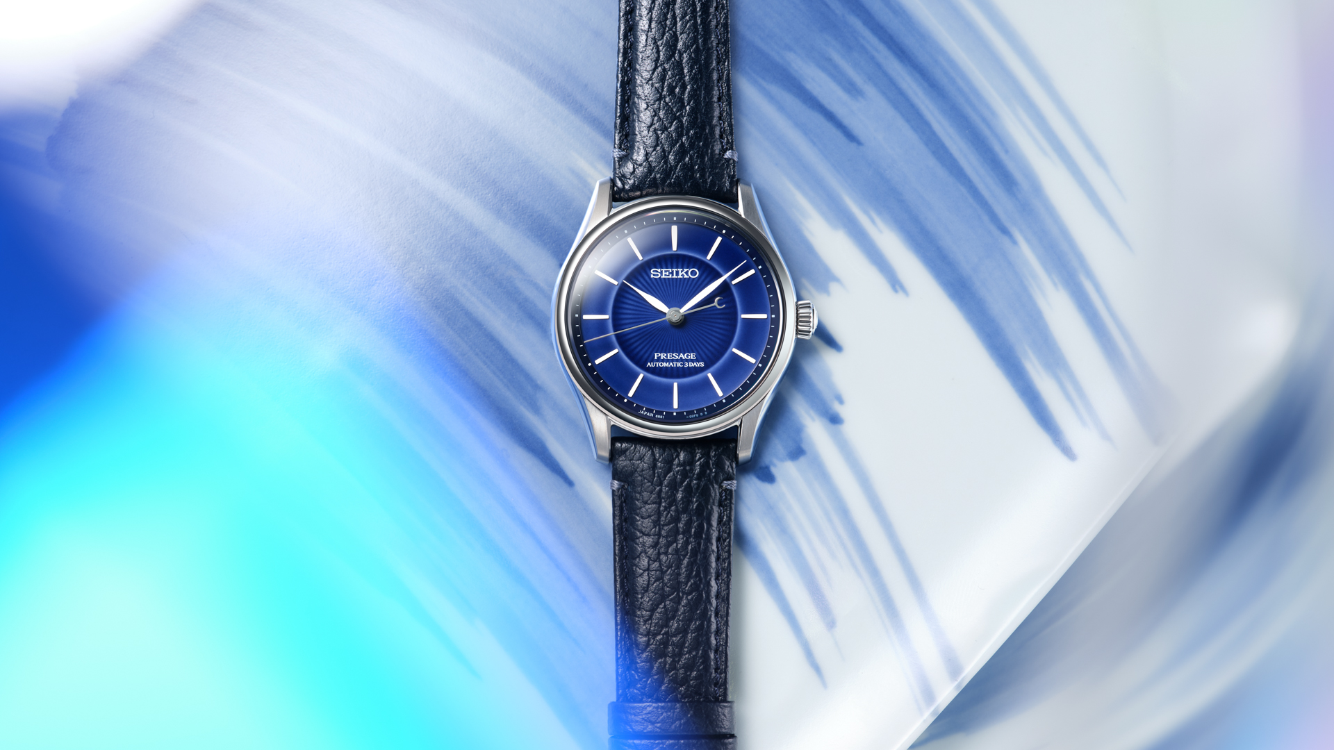 Seiko 145th Anniversary Limited Edition &lsquo;Craftsmanship&rsquo; Classic Series Arita Porcelain In Ruri Blue-3