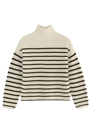 The Fisherman Turtleneck in Wool Cashmere (Was $198) 