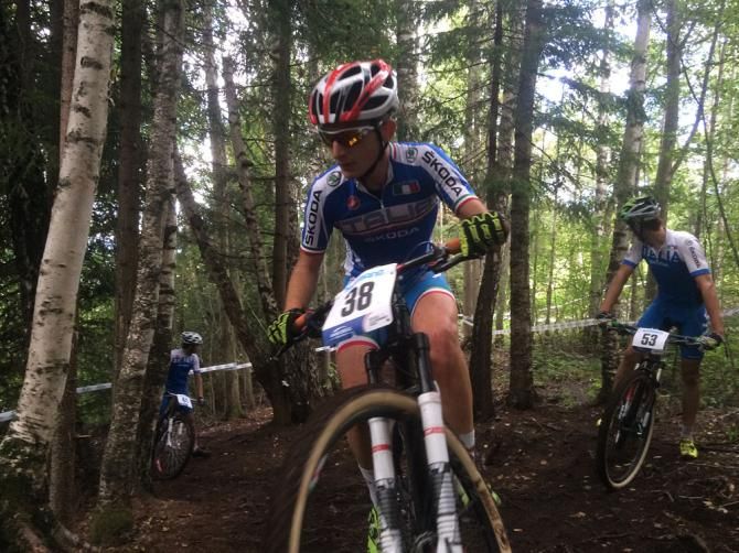Italian riders in training