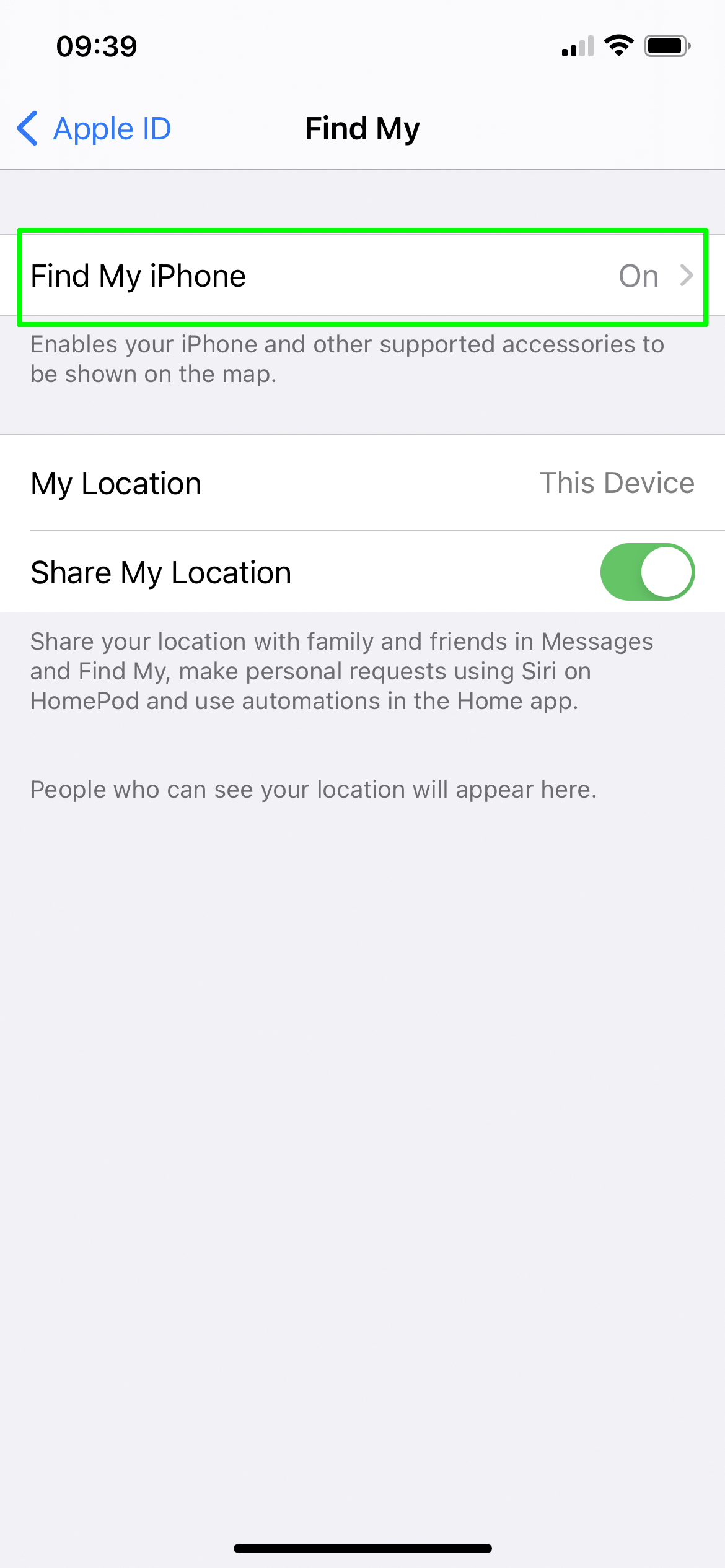 How To Turn Off Find My Iphone