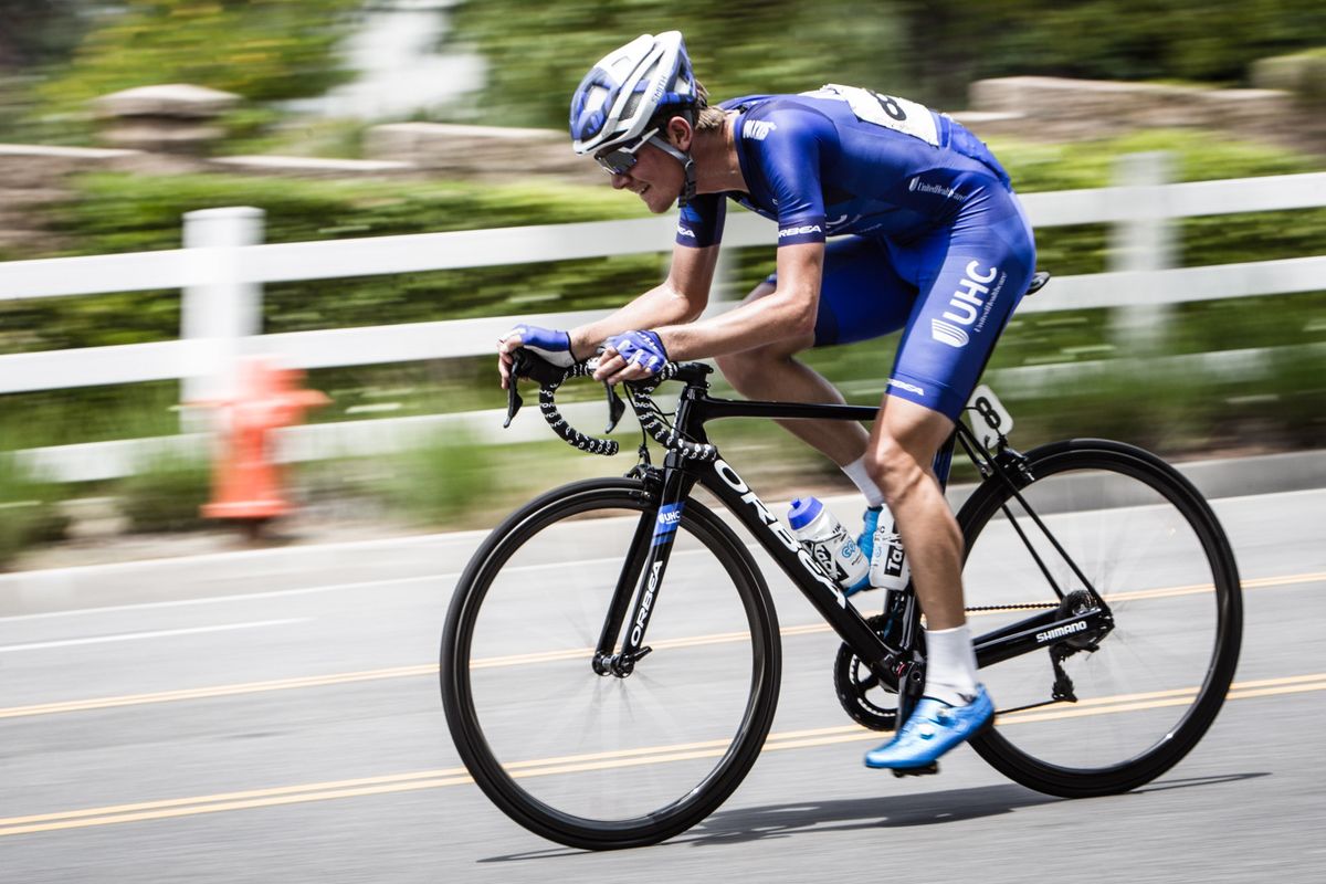Alex Cataford (UnitedHealthcare) gets a gap on the break