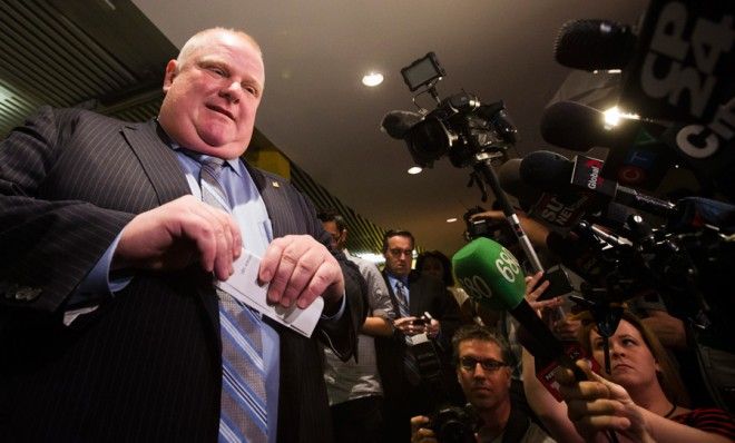 Toronto Mayor Rob Ford