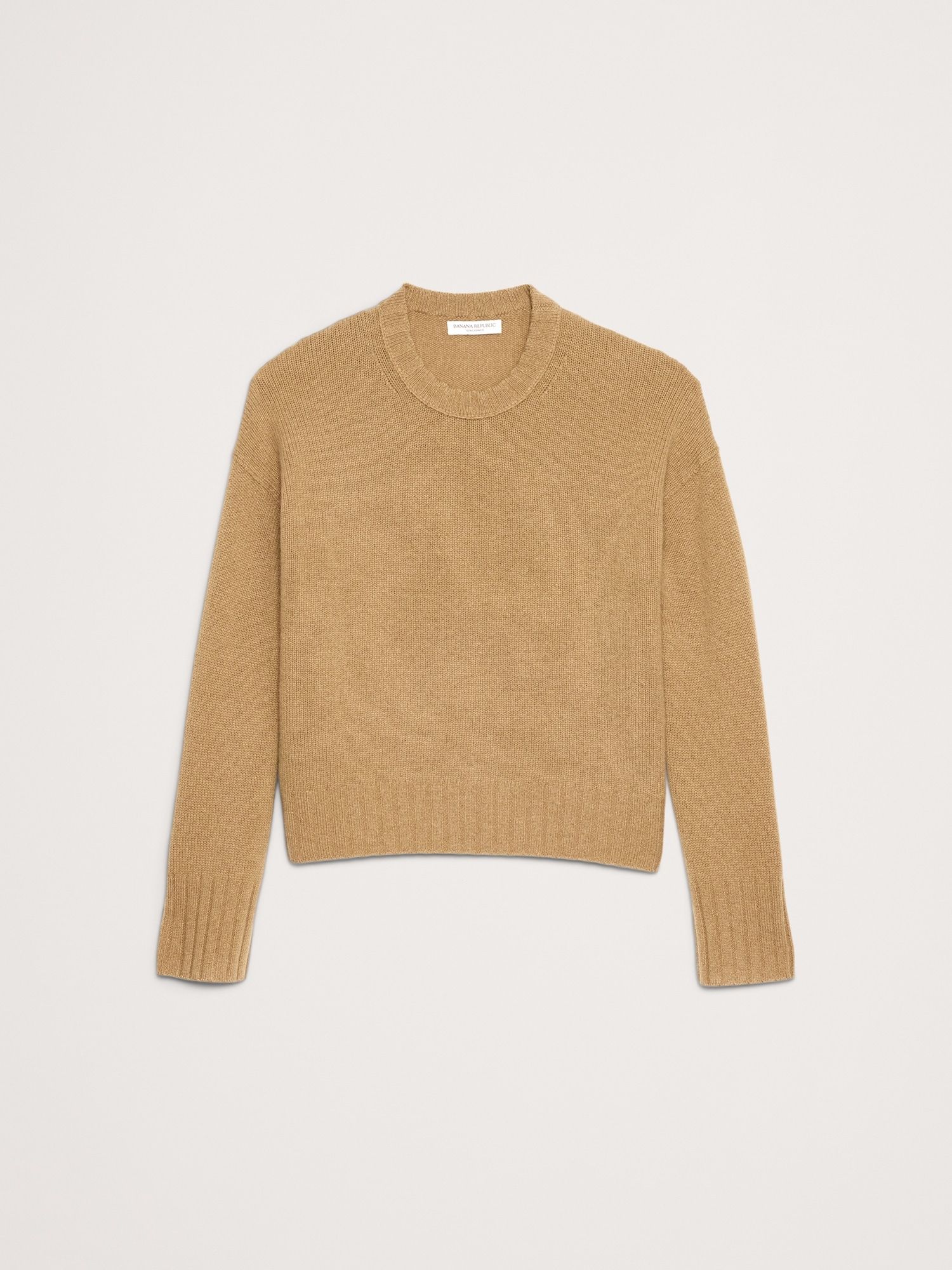 Midweight Cashmere Crew-Neck Sweater