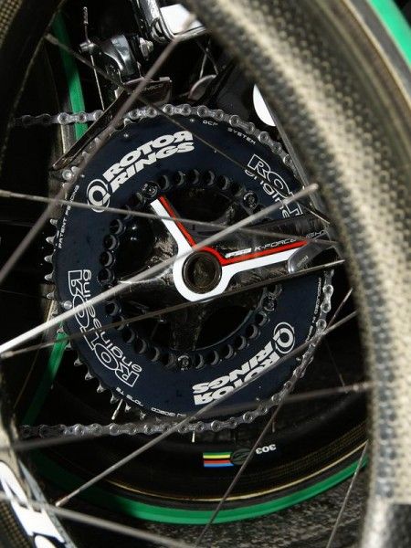 At least one rider was on Rotor Q-Rings, though.