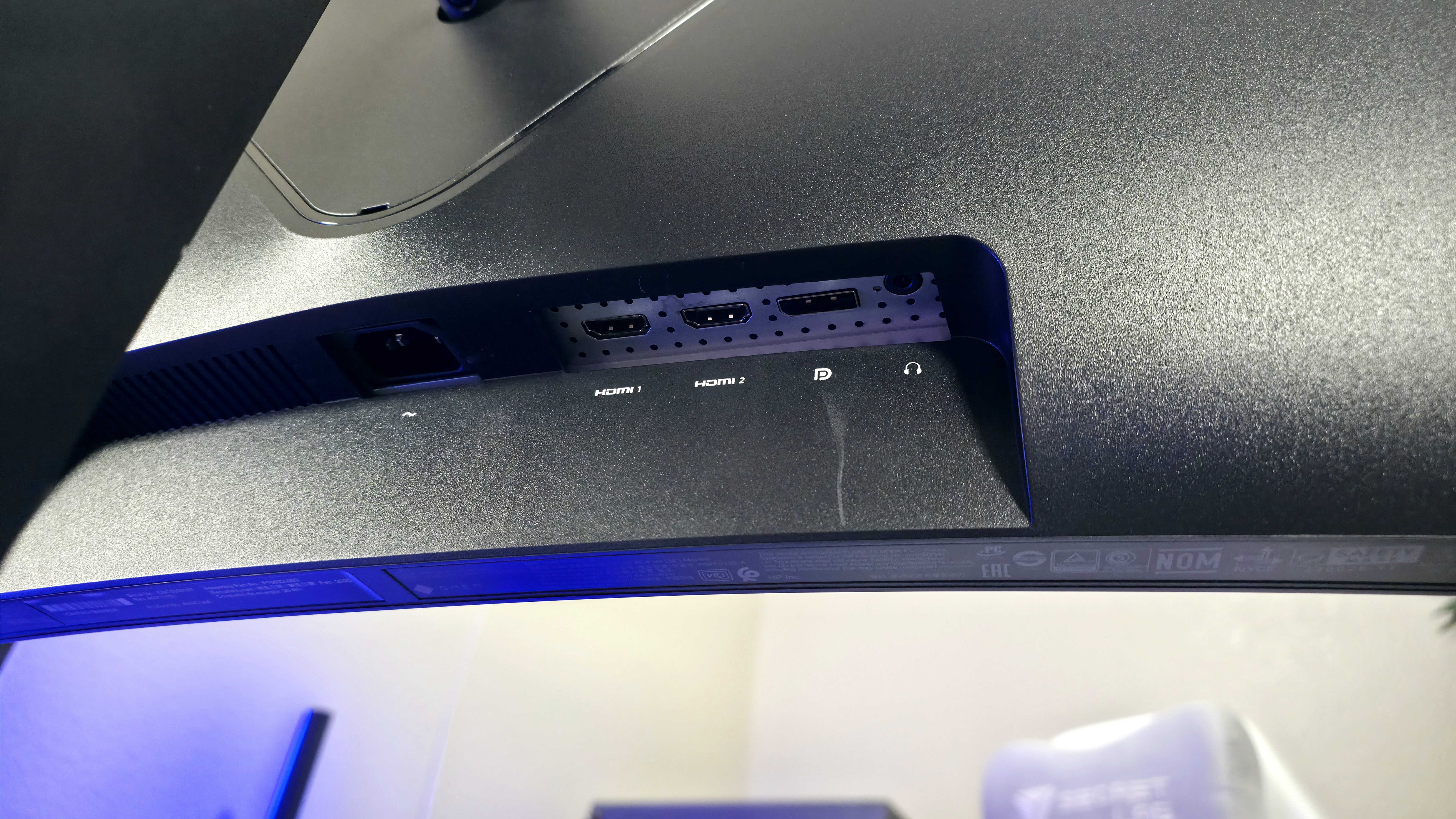 Image of the HP OMEN 34c (G2) ultrawide gaming monitor.