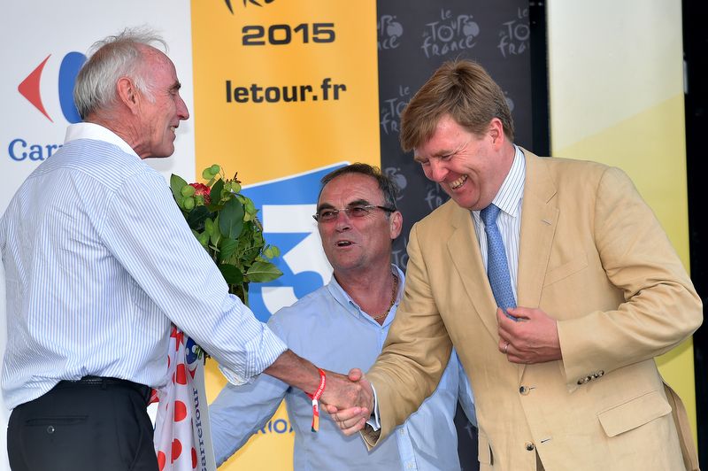 Joop Zoetemelk with the King of the Netherlands Willem-Alexander