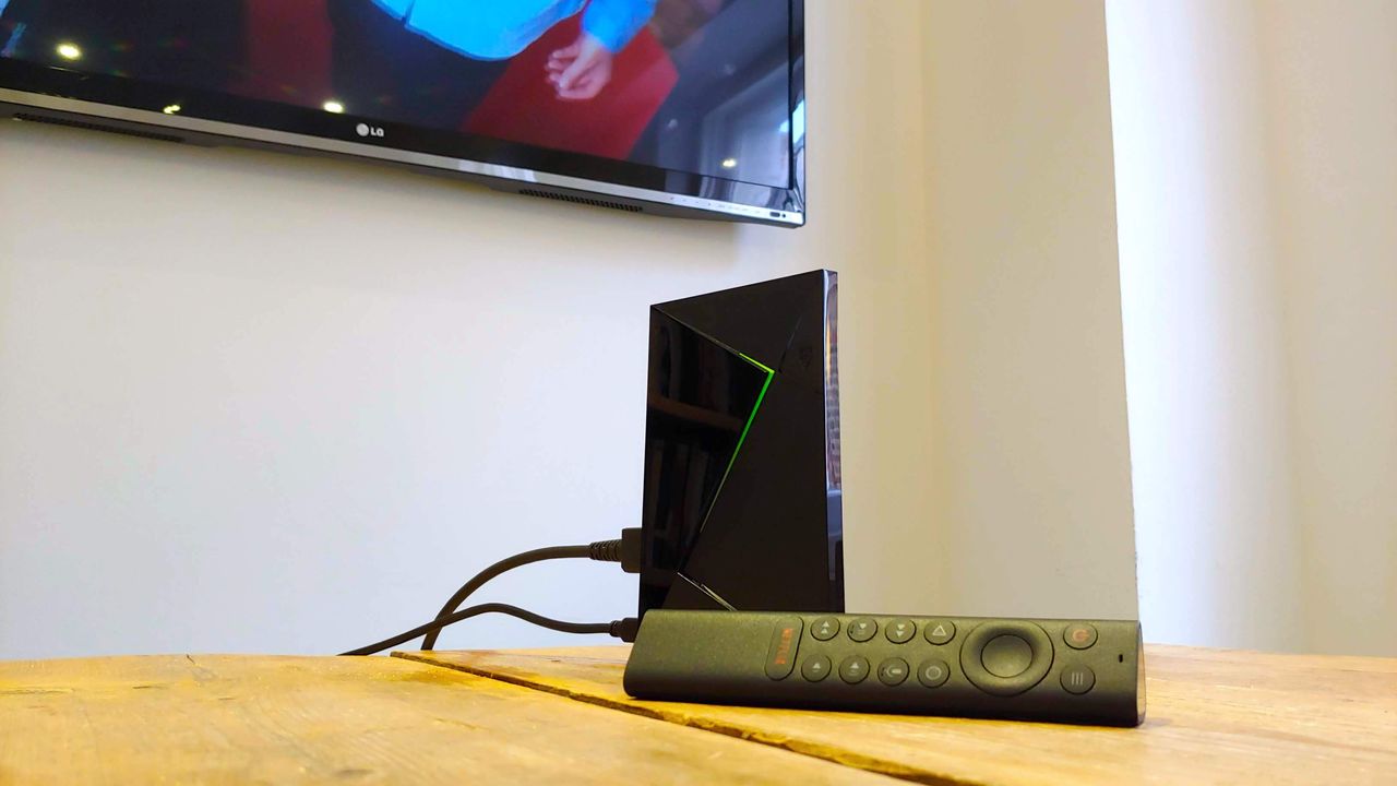 The Nvidia Shield TV Pro during our testing