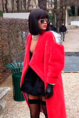 Rihanna At Paris Fashion Week AW14, 2014