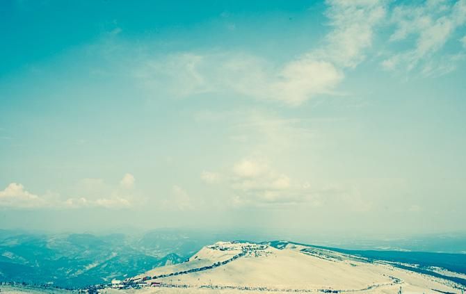 The view from the summit of Mont Ventoux