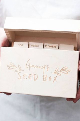 wooden seed box