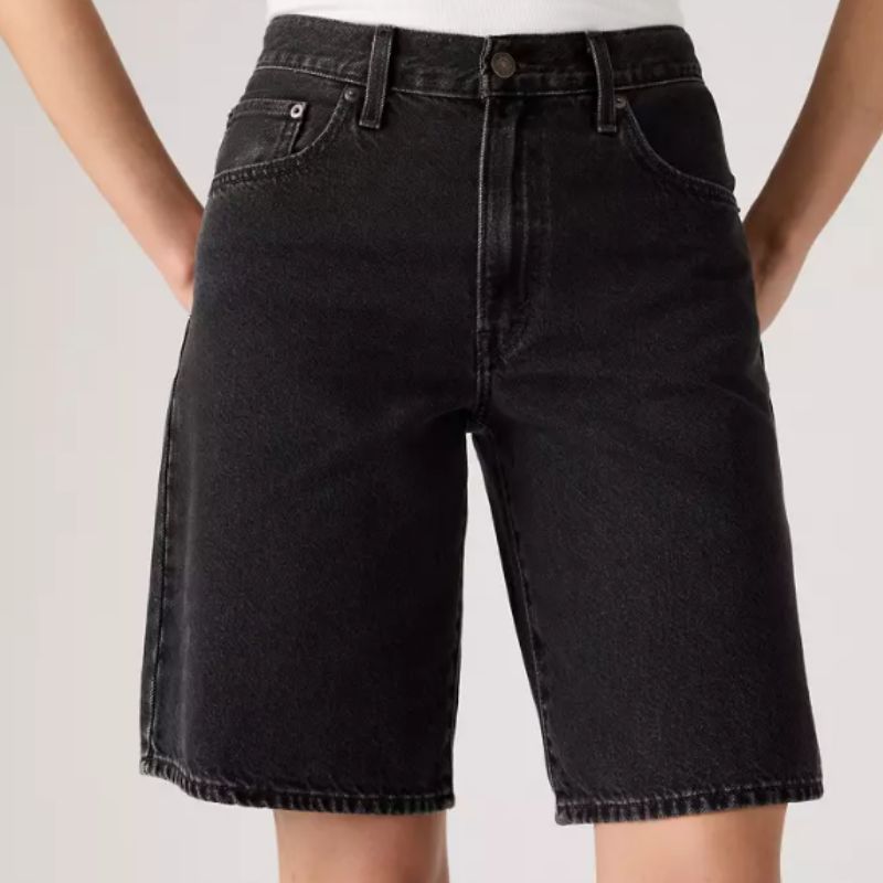 black denim shorts from Levi's