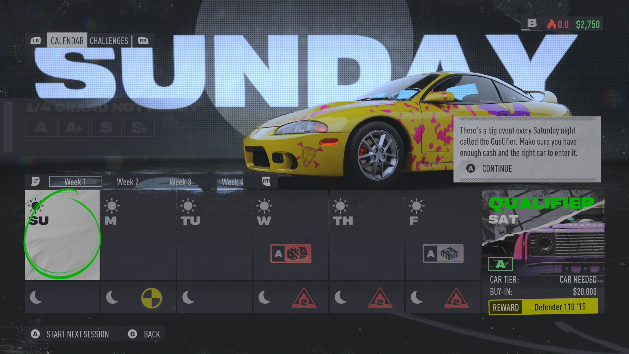 Screenshots of Need for Speed ​​Unbound on Xbox Series X