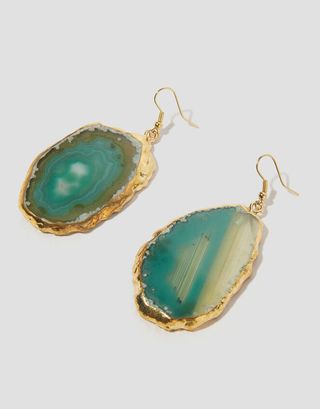 Statement Agate Drop Earrings