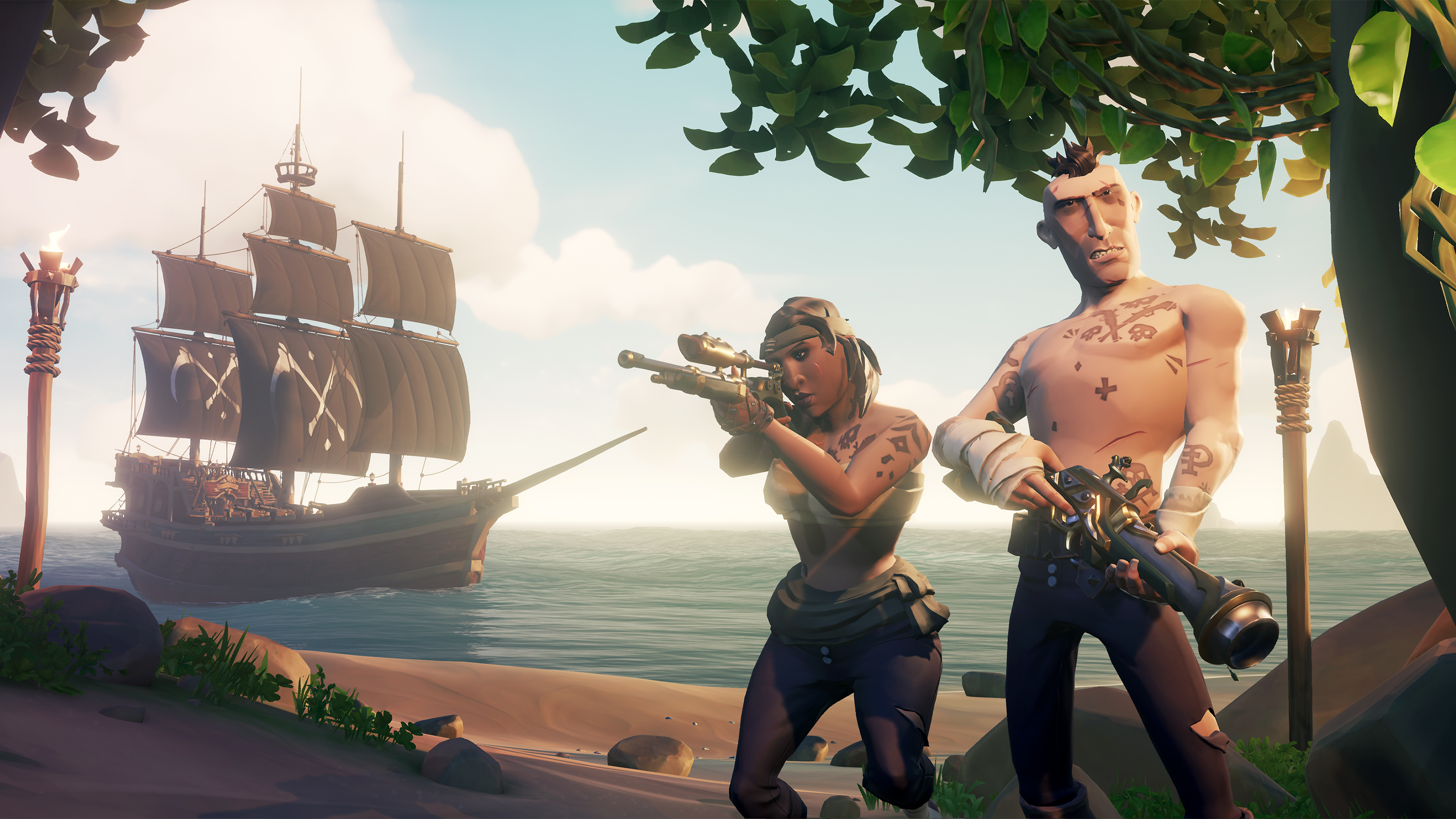 Путешествие на остров резня sea of thieves