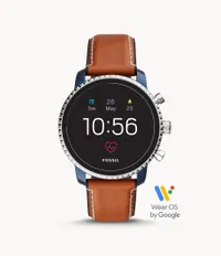 Fossil Gen 4 Smartwatch Explorist HR (Tan Leather) | Was: $275 | Now: $129 | Save $150 at Fossil.com