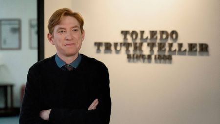 Domhnall Gleeson in The Paper