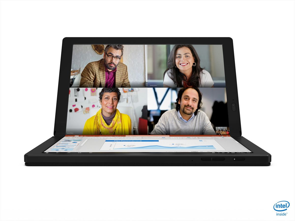 ThinkPad X1 Fold laptop mode