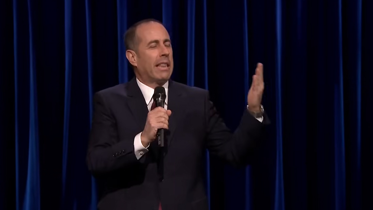 Jerry Seinfeld doing standing