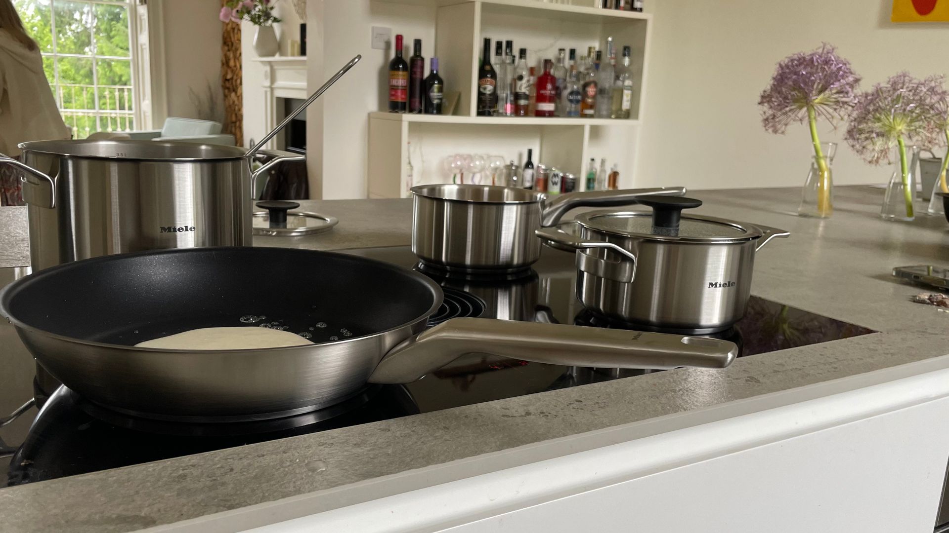 Testing the Miele Stainless Steel Pan