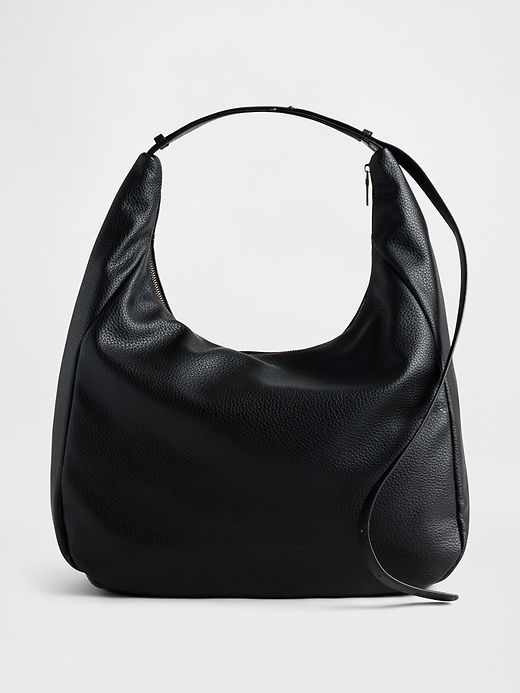 Vegan Pebble Leather Slouchy Bag