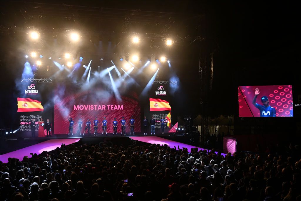 The Giro d'italia team presentation
