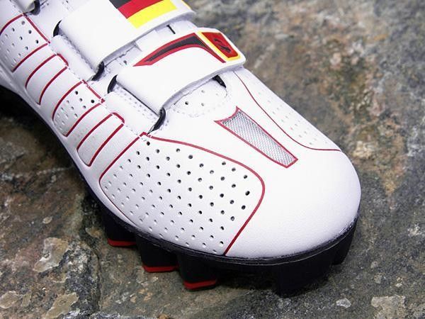The welded-in vent and perforated upper material will help keep riders' feet cool.