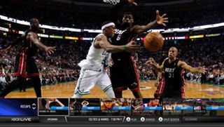 A screen grab of NeuLion's NBA app for the Xbox 360.