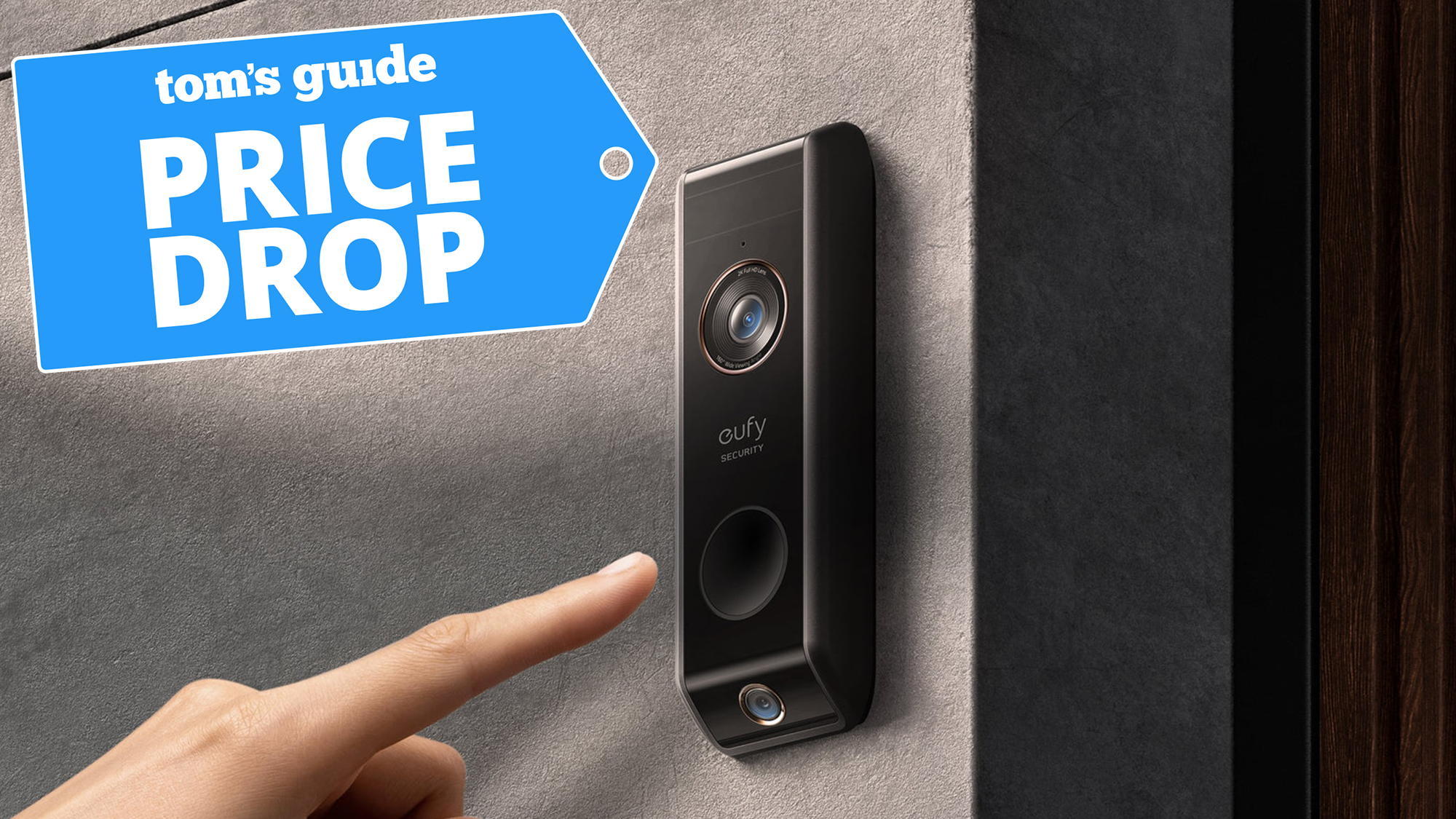 Eufy Video Doorbell Dual con etiqueta de oferta