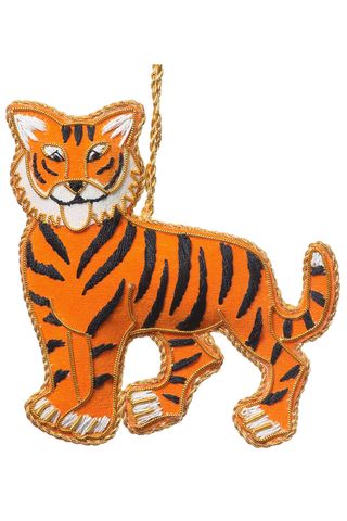 Embroidered tiger decoration, £12.50, V&A Shop