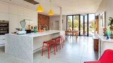 Mike and Sasha Martin extended their Victorian property to create a large and modern family space