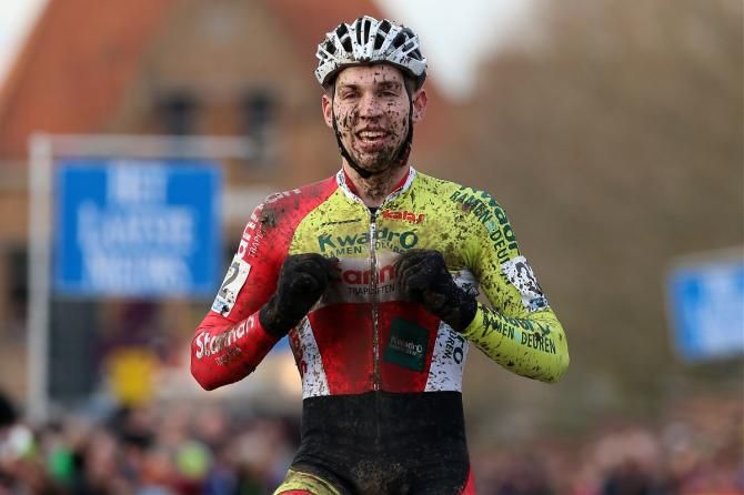 Diether Sweeck celebrates a strong finish