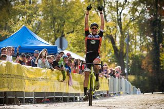Drew Dillman (Cyclocross Network Racing) wins the U23 title