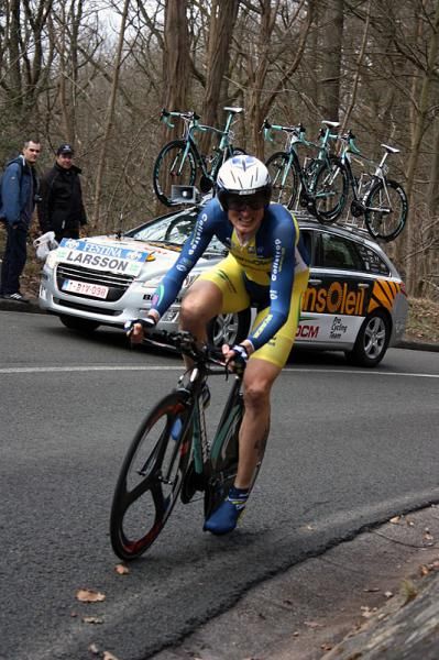 Gustav Erik Larsson (Vacansoleil-DCM) en route to victory.