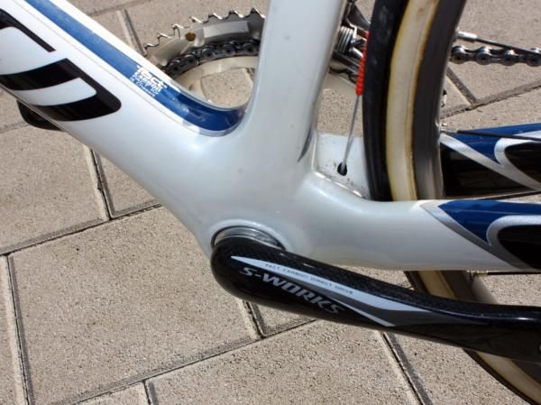 Specialized doesn't call it this, but that's a BB30-compatible bottom bracket system hiding in there.