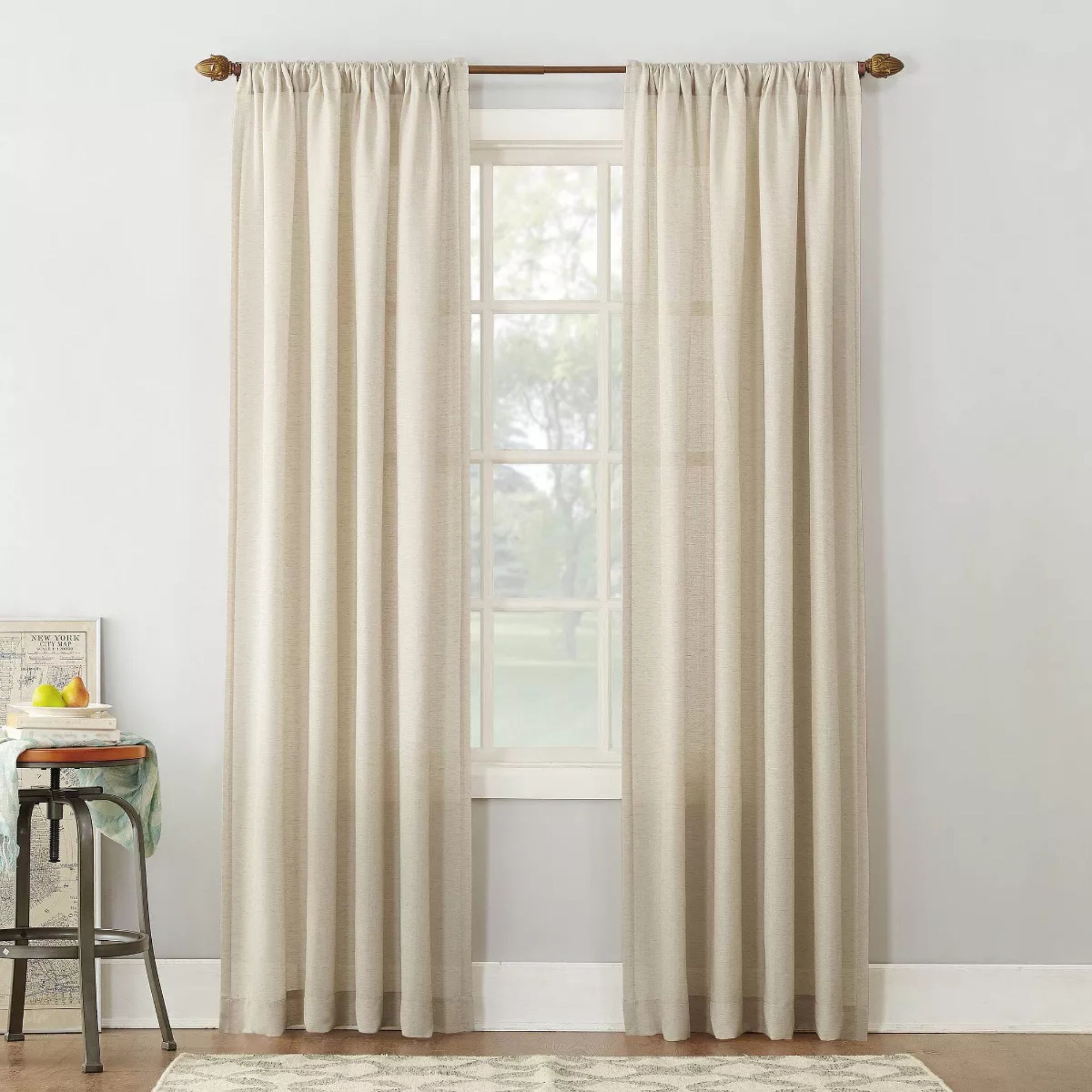 Light Filtering Semi-Sheer Curtains