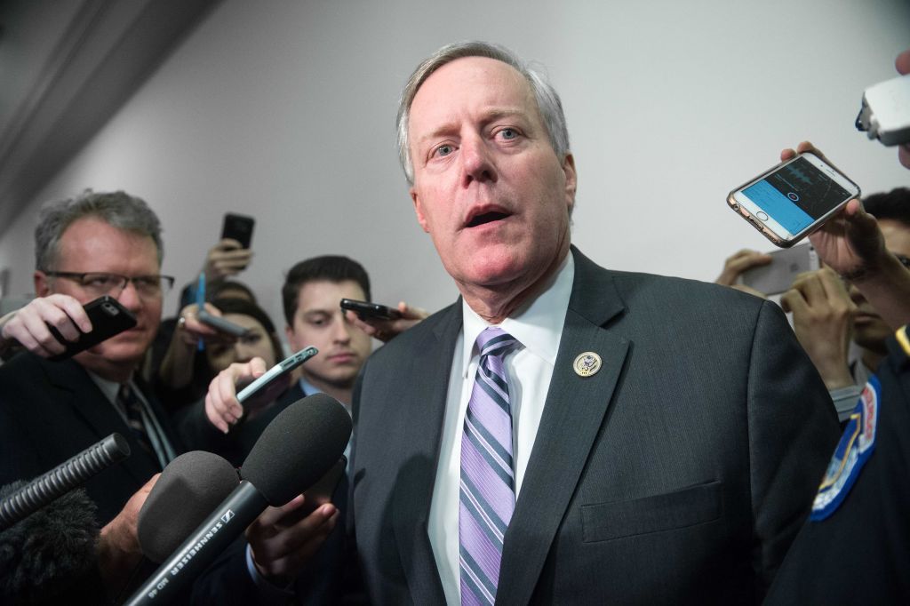 Rep. Mark Meadows is still negotiating the health-care bill