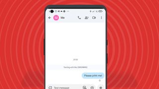 How to print text messages from Android phones