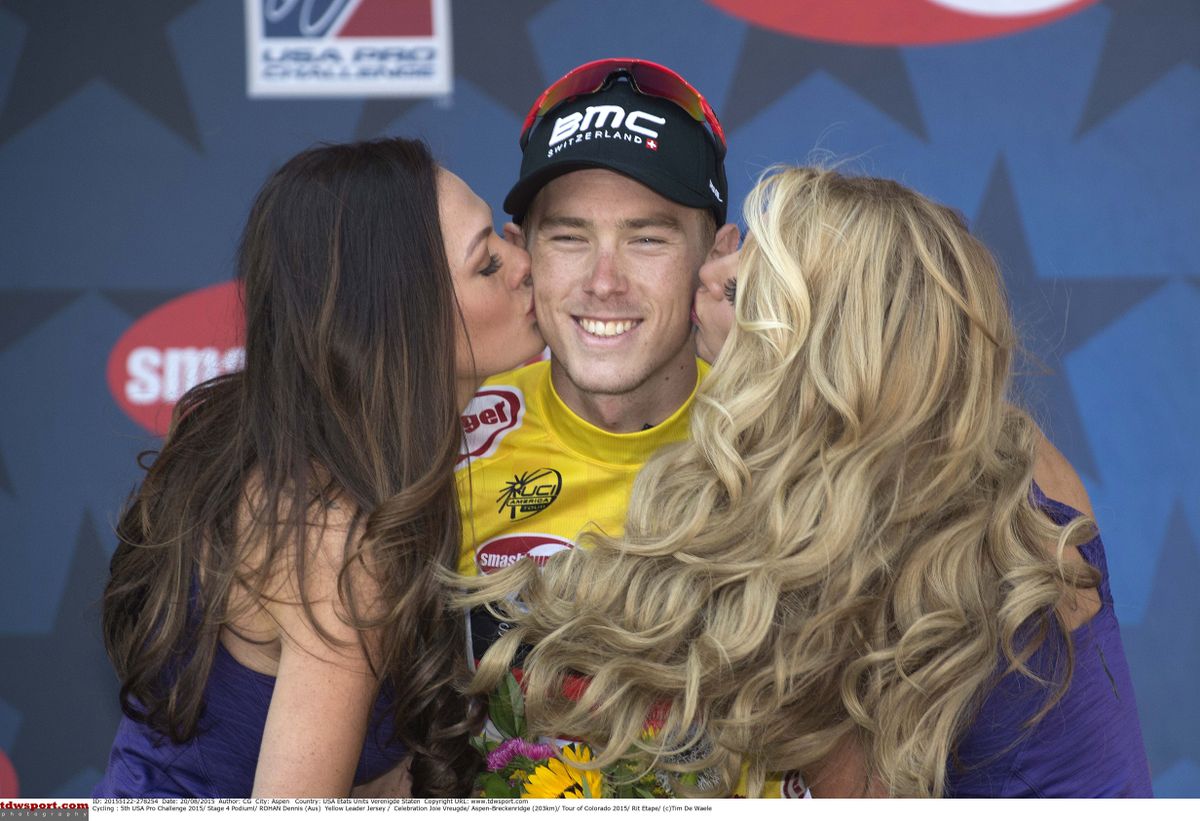 Dennis also took the yellow jersey