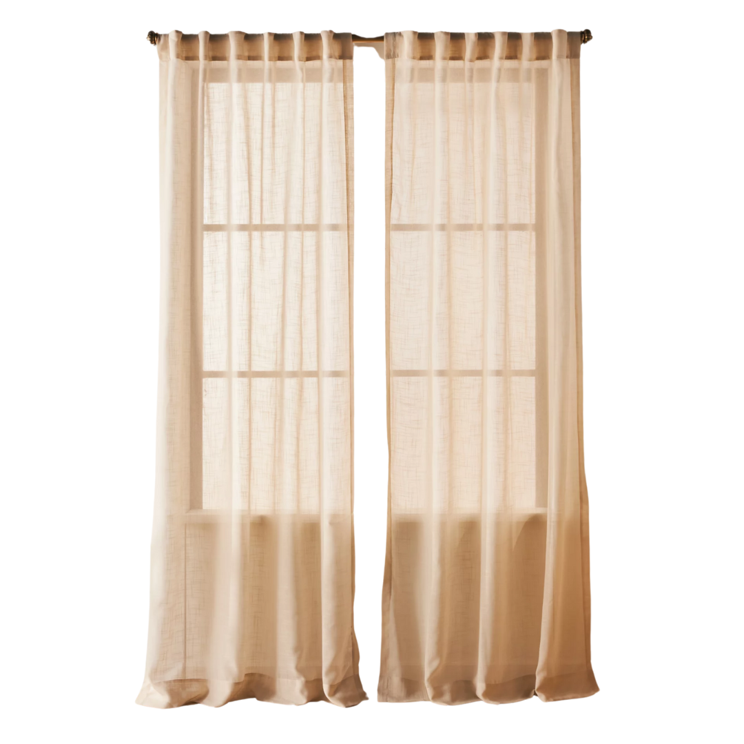 Lena Sheer Woven Curtain