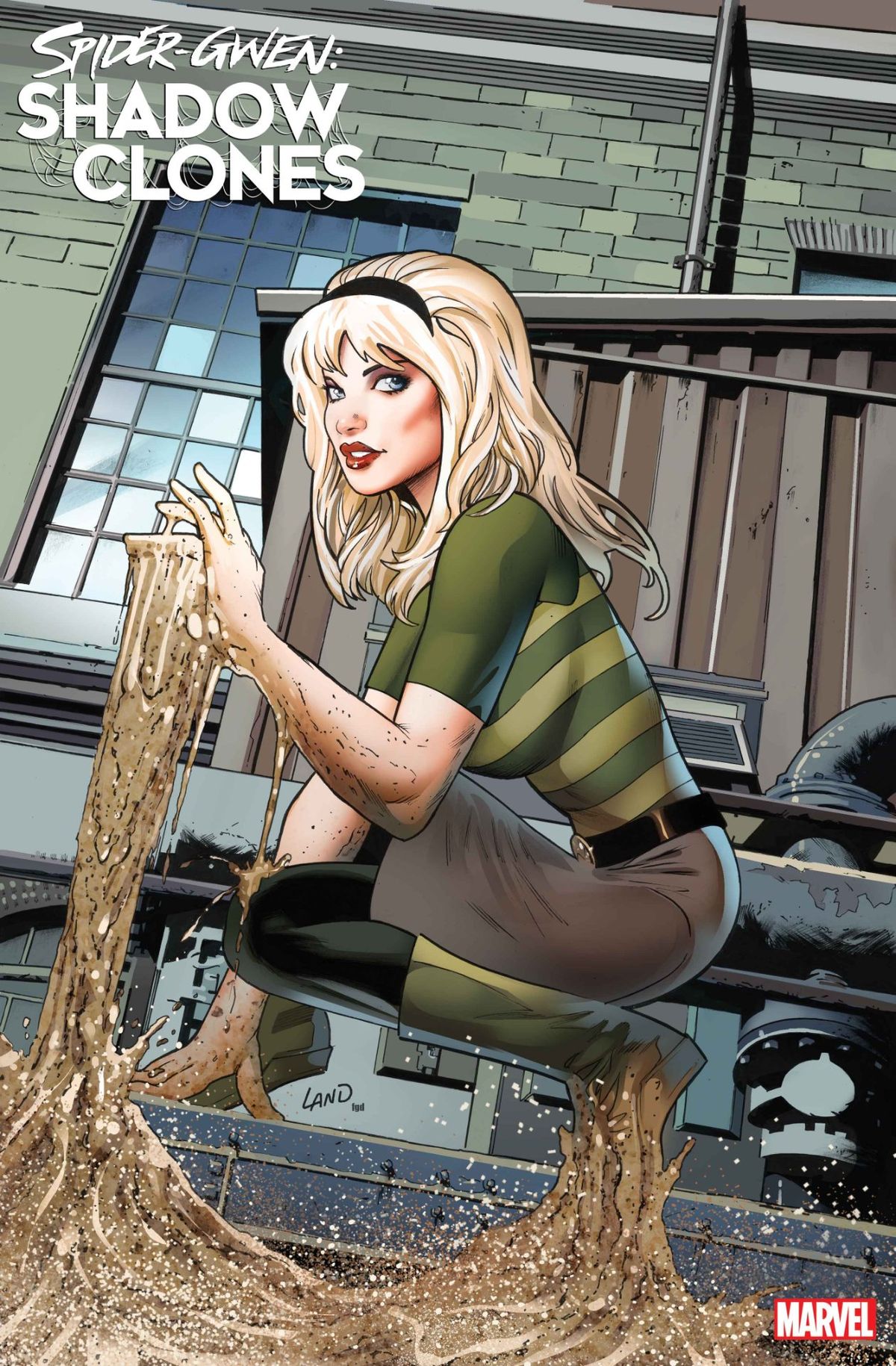 Spider-Gwen: Shadow Clones Greg Land variant covers